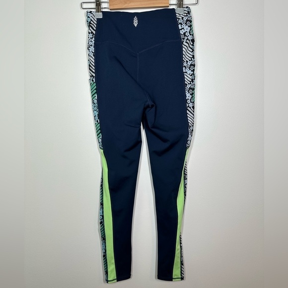 Free People Movement High-Rise‎ 7/8 Run Remix Leggings Navy Small - Picture 9 of 9